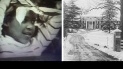 Alexia Norton Jones as a child. The home in Riverdale, NY where Nim Chimpsky was held in captivity in the early 70s.
