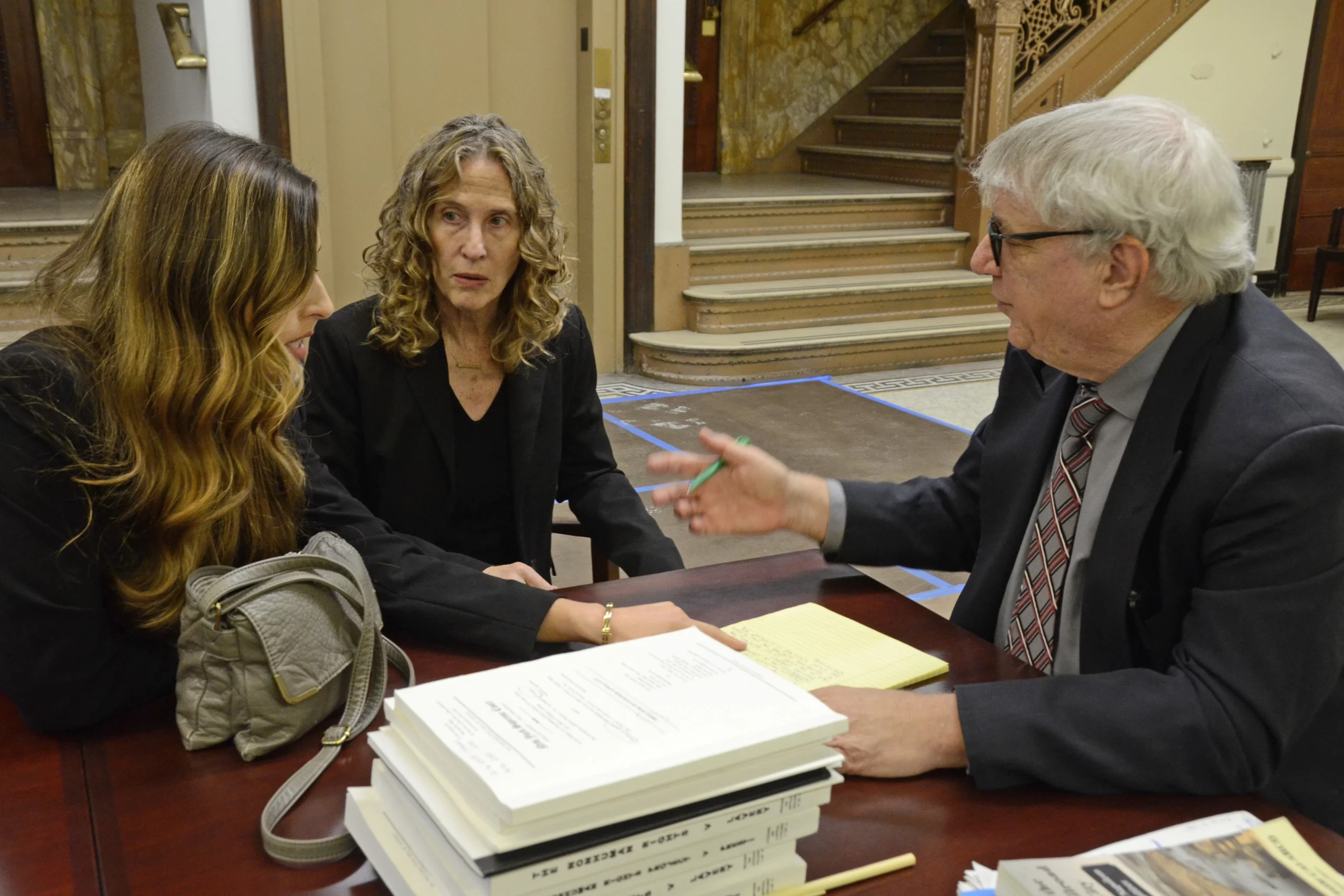 Nonhuman Rights Project lawyers preparing legal documents